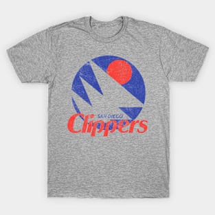 San Diego Clippers - Basketball Team - Vintage/Faded Design T-Shirt